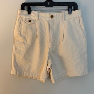 Buck Mason Off-White Cotton Shorts